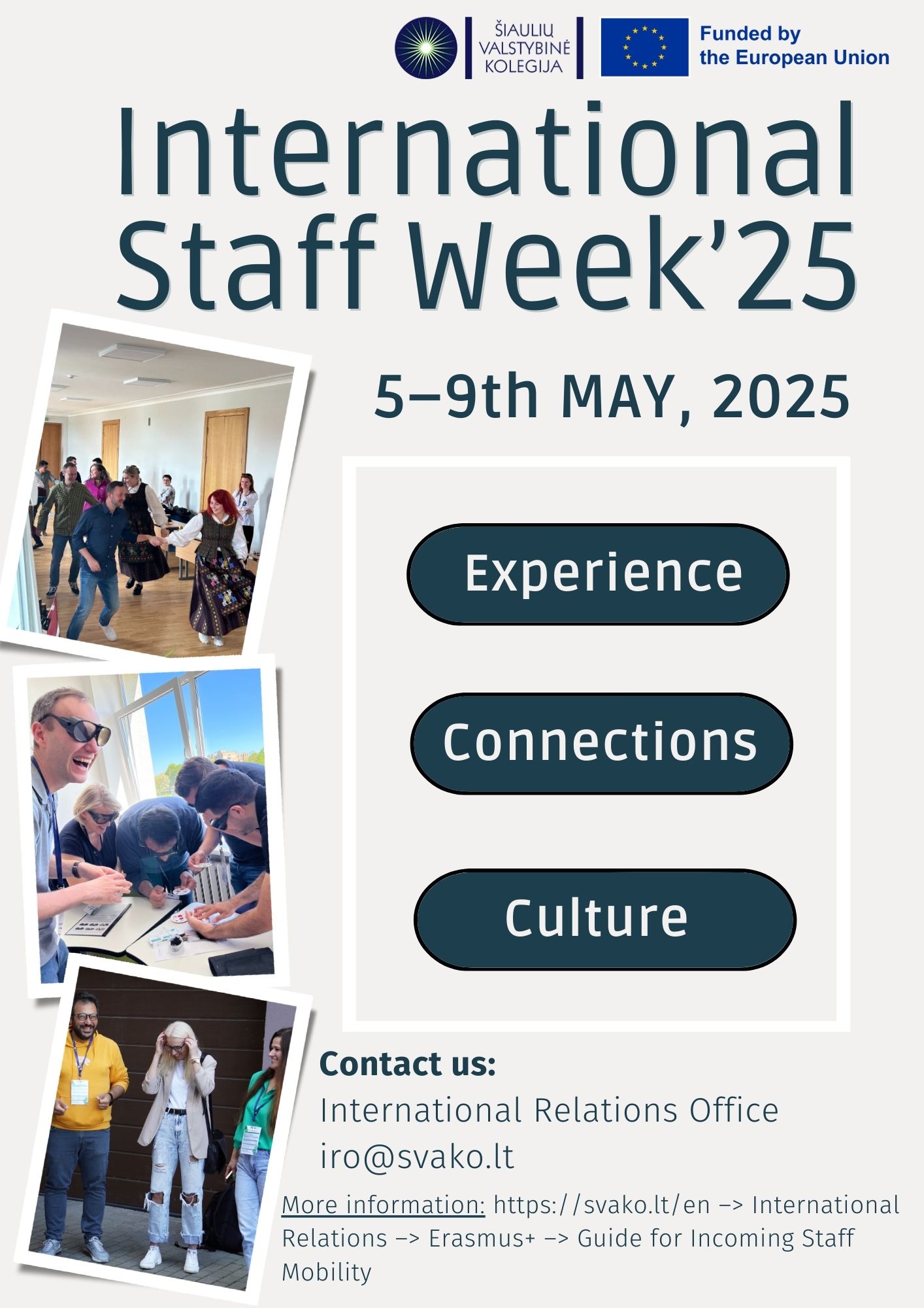 International Staff Week in Lithuania 2025